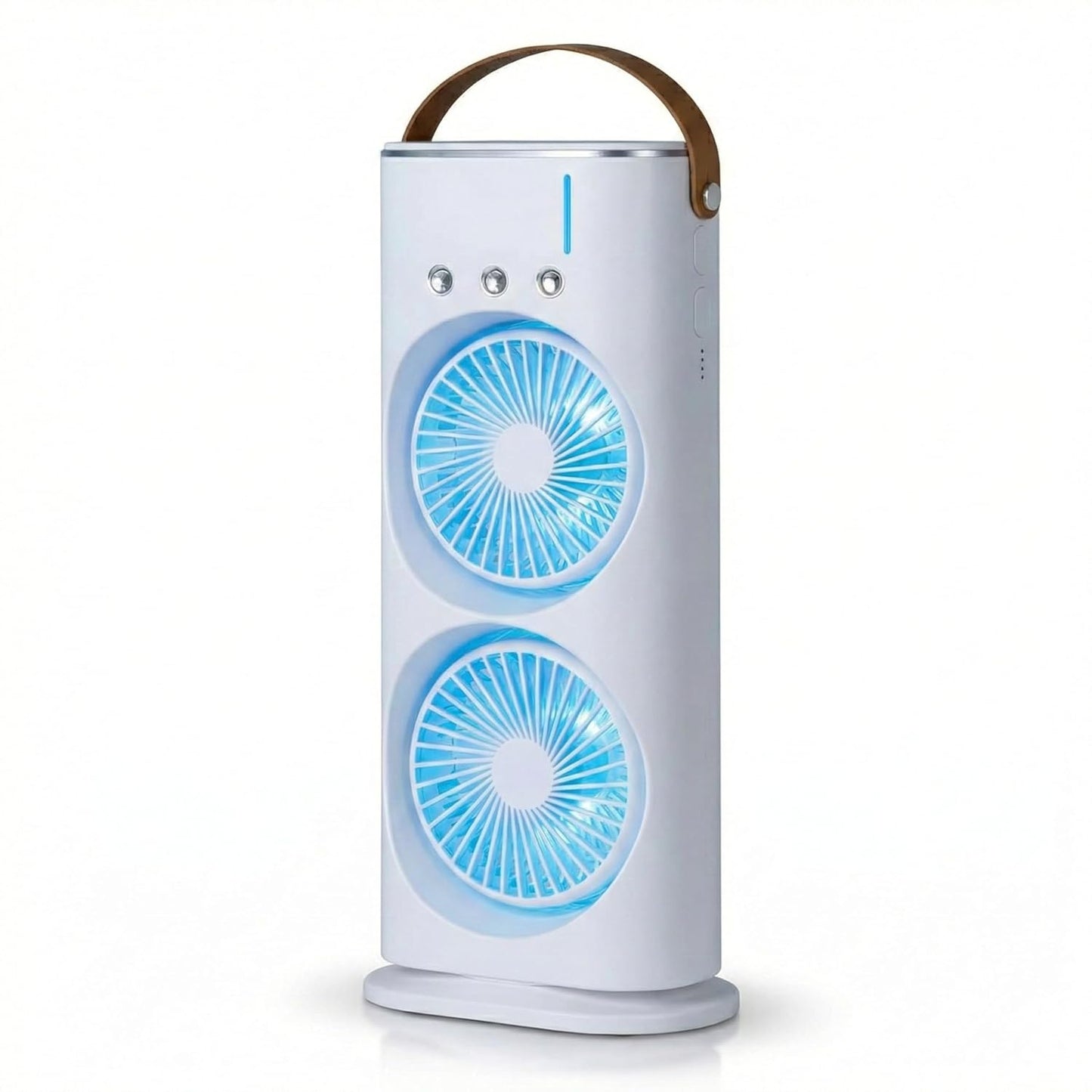Double Ended Spray USB Rechargeable Portable Mini AC Cooler with Water Mist