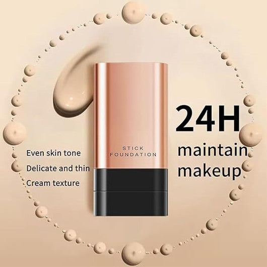 2in1 korean foundation lipswtick with brush