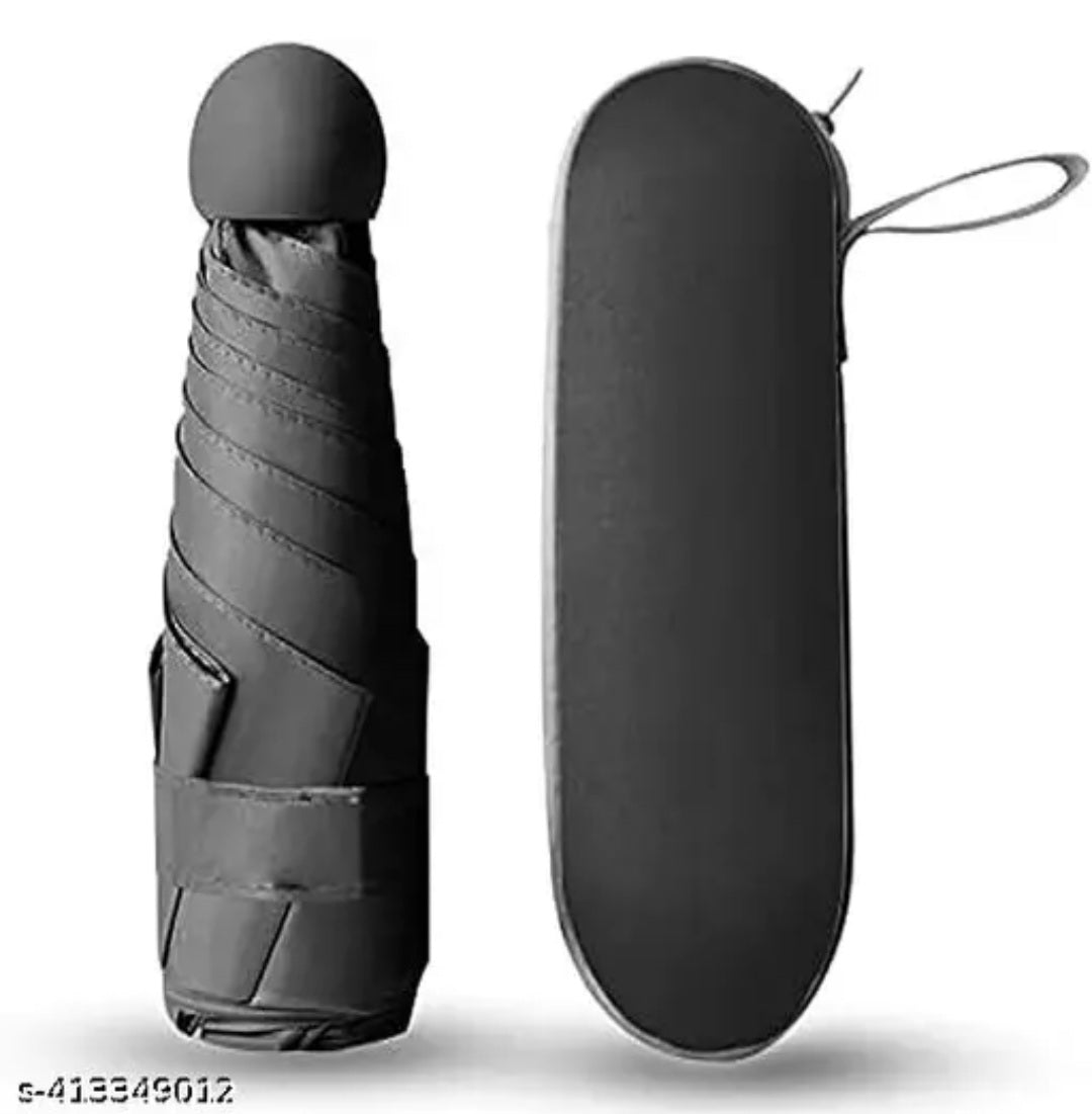 Premium Mini Pocket Capsule Umbrella with Waterproof Case
|UV...and rain umbrella